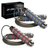 Tangle-Free Skipping Rope with Ball Bearings Fitness & Exercise - Tophatter Daily Deals