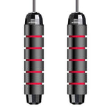 Tangle-Free Skipping Rope with Ball Bearings Red Fitness & Exercise - Tophatter Daily Deals