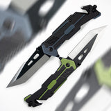 Fire and Steel - Tanto Folding Knife Fire and Steel Exclusive - Tophatter Daily Deals