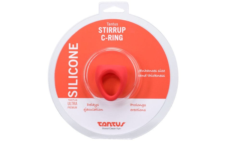 Stirrup Silicone Cock Ring in Crimson > Cock Ring > Sling - Tophatter Daily Deals