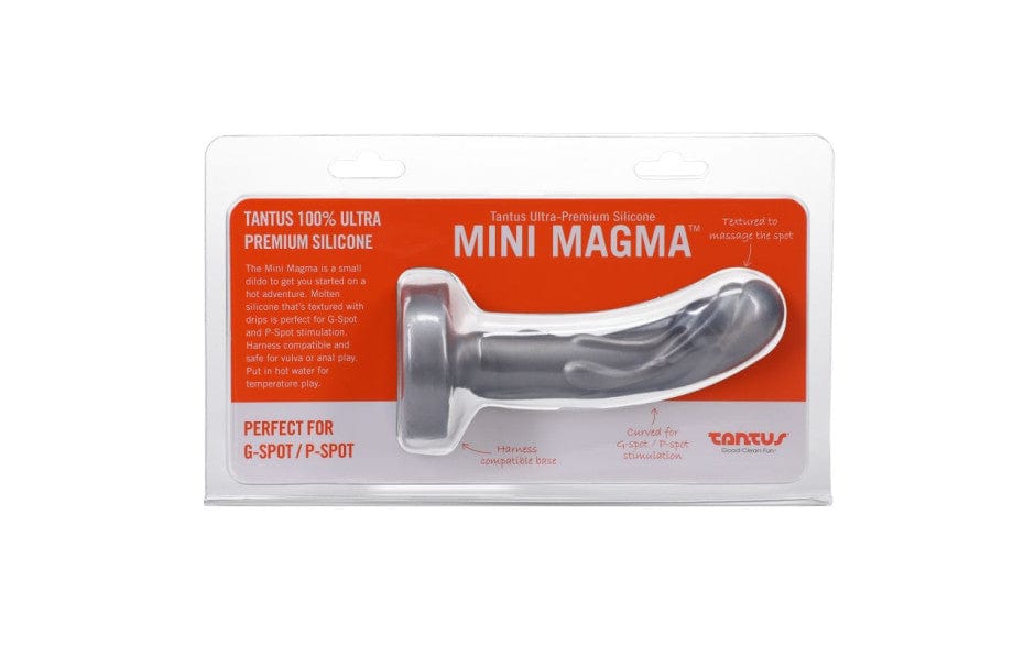 Mini Magma Dildo Silver Harness Compatible Ultra Premium Silicone > Dildos > Strap On Dildos - Tophatter Daily Deals
