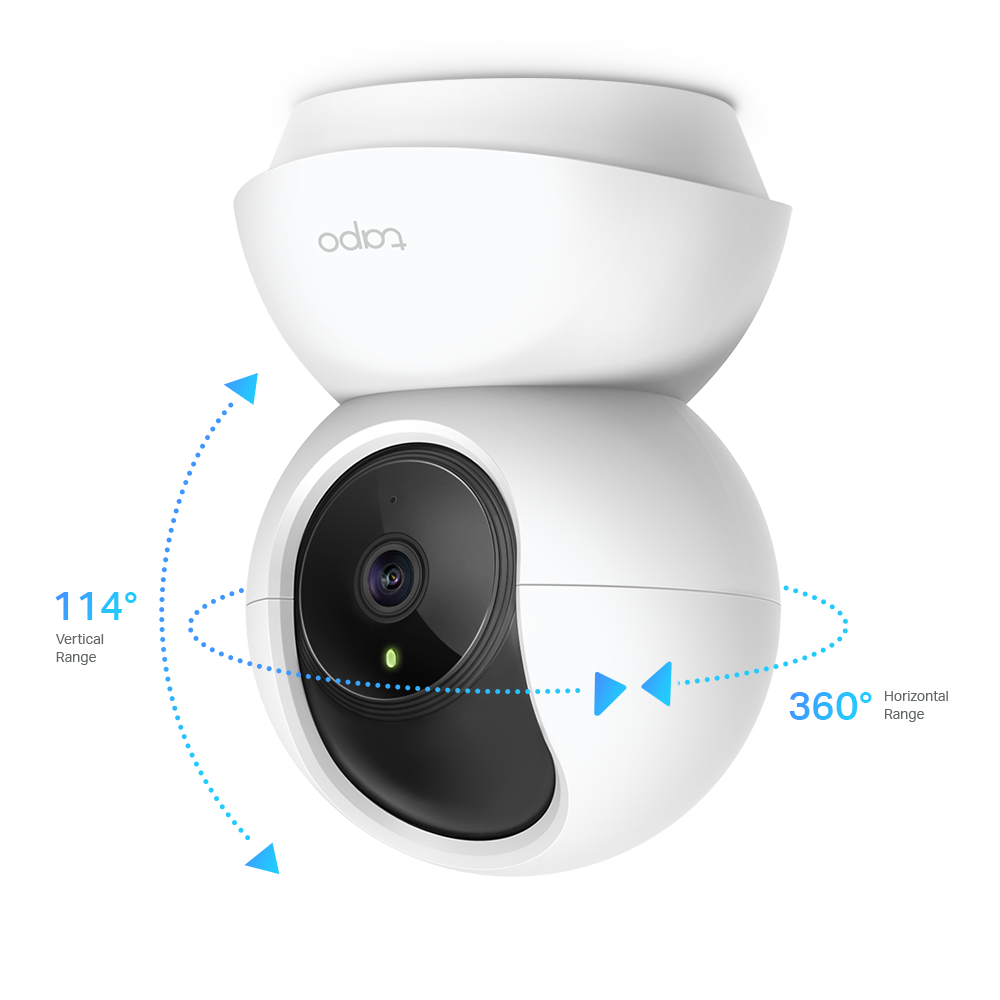 Pan/Tilt Home Security Wi-Fi Camera (2 Cam Set) - Tophatter Daily Deals