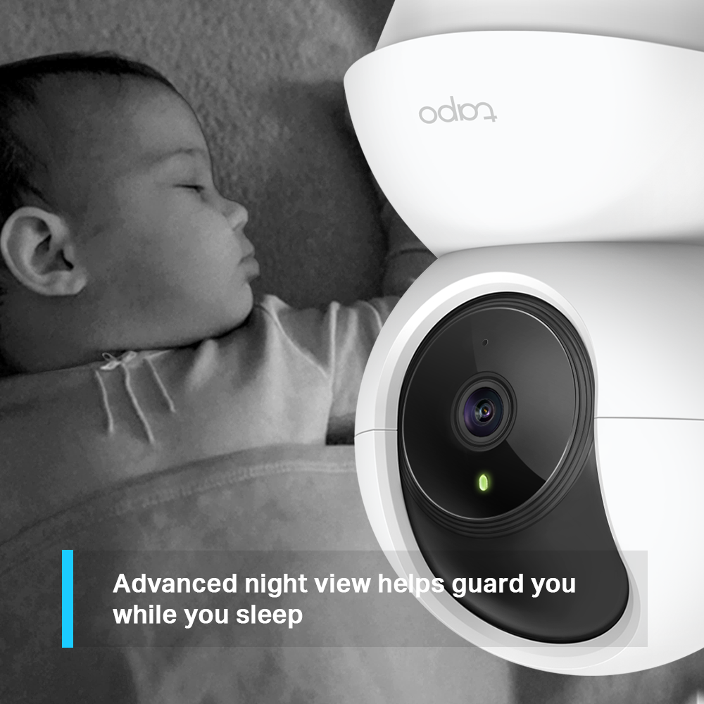 Pan/Tilt Home Security Wi-Fi Camera - Tophatter Daily Deals