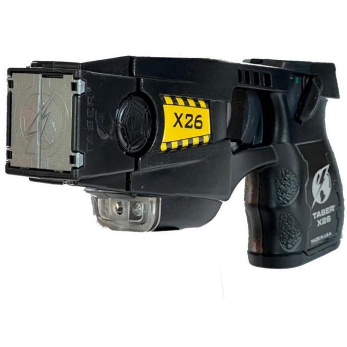Black TASER® X26 Pre-Owned - Law Enforcement Model with Screen - Tophatter Daily Deals