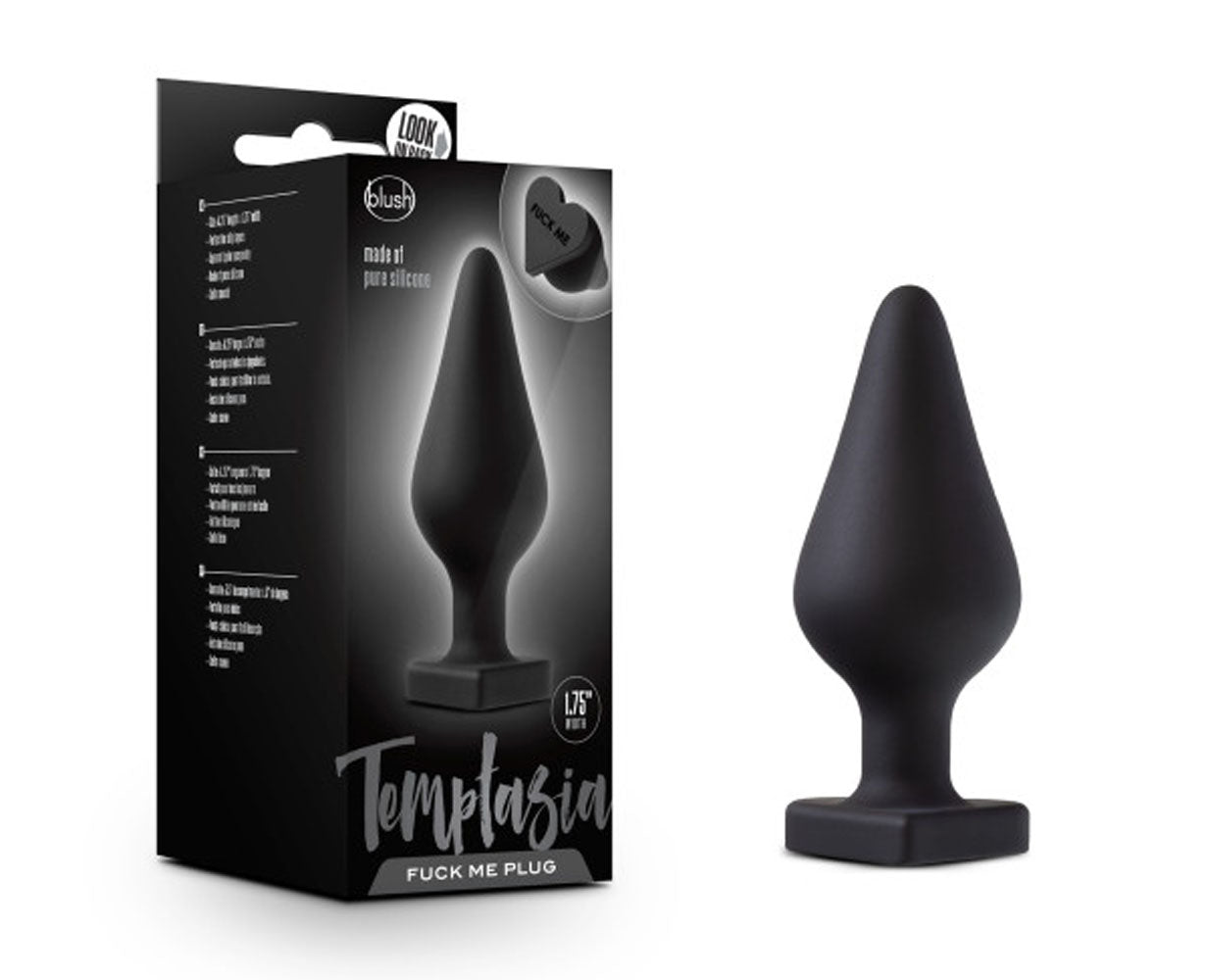 Temptasia Heart-Shaped Butt Plug Black > Anal Range > Butt Plugs - Tophatter Daily Deals