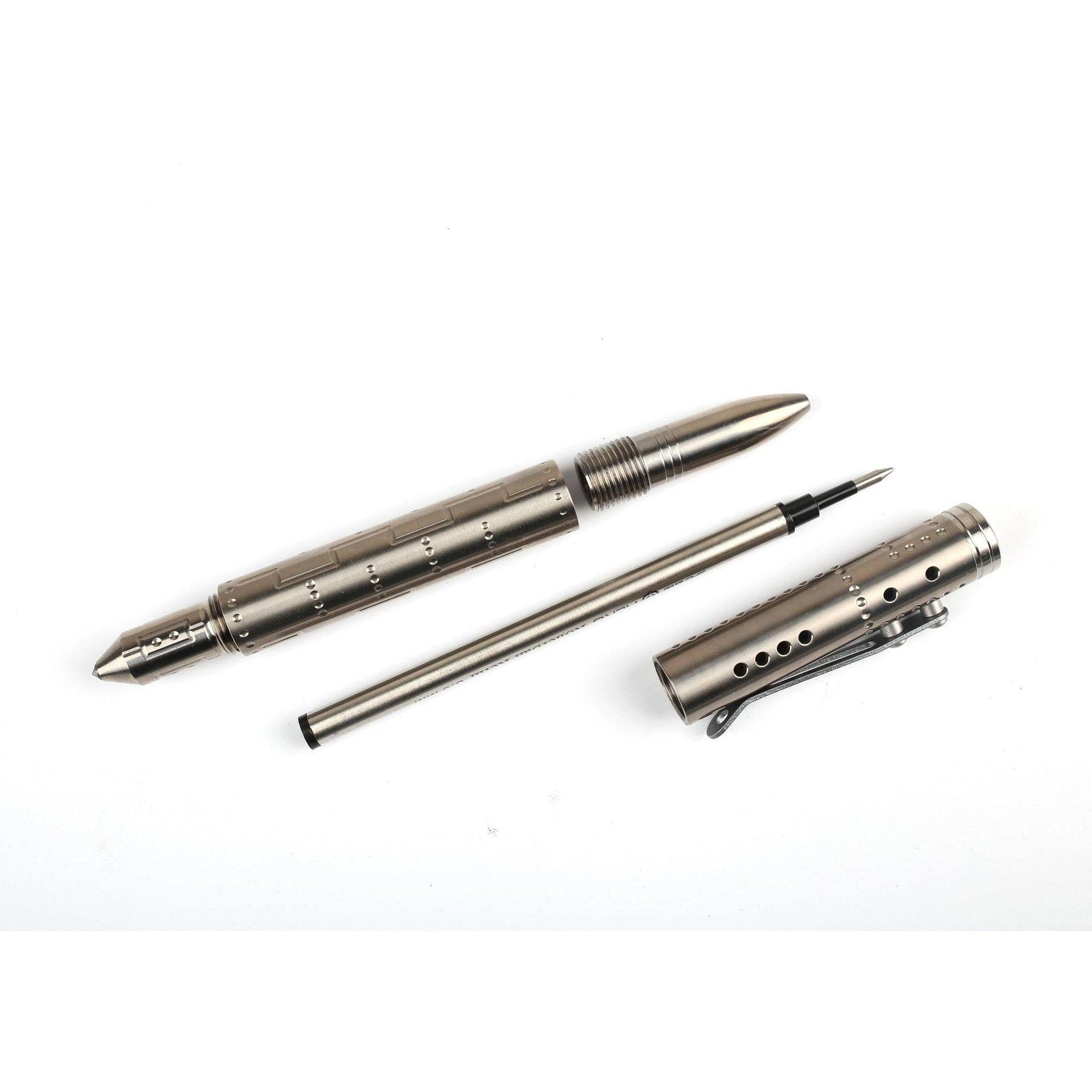 TC4 Titanium Tactical Pen Self Defense Kubotan - Tophatter Daily Deals
