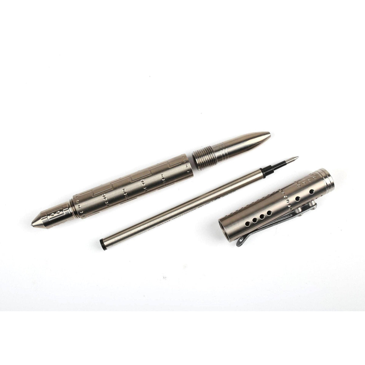 TC4 Titanium Tactical Pen Self Defense Kubotan - Tophatter Daily Deals