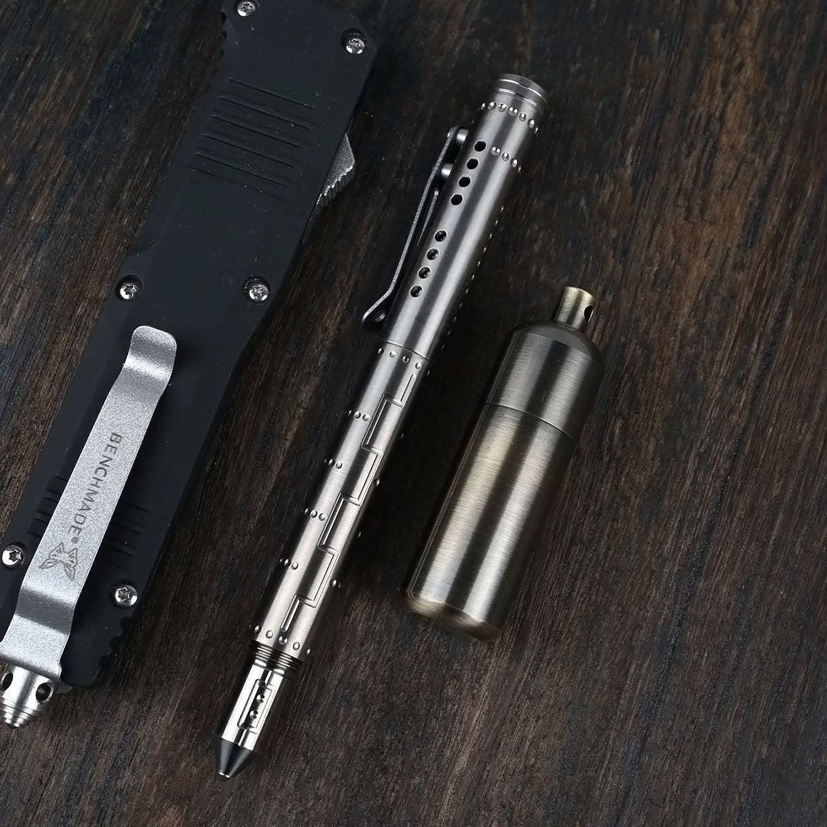 TC4 Titanium Tactical Pen Self Defense Kubotan - Tophatter Daily Deals