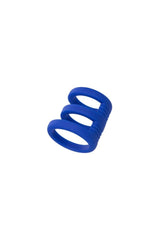 Cal Exotics - Admiral - Triple Cock Cage - Blue Sex Toy - Tophatter Daily Deals