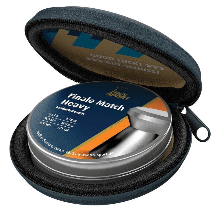 TEAM H&N NEOPRENE PELLET TIN POUCH W/ ZIPPER - Tophatter's Army Deals BULLETS - Tophatter Daily Deals