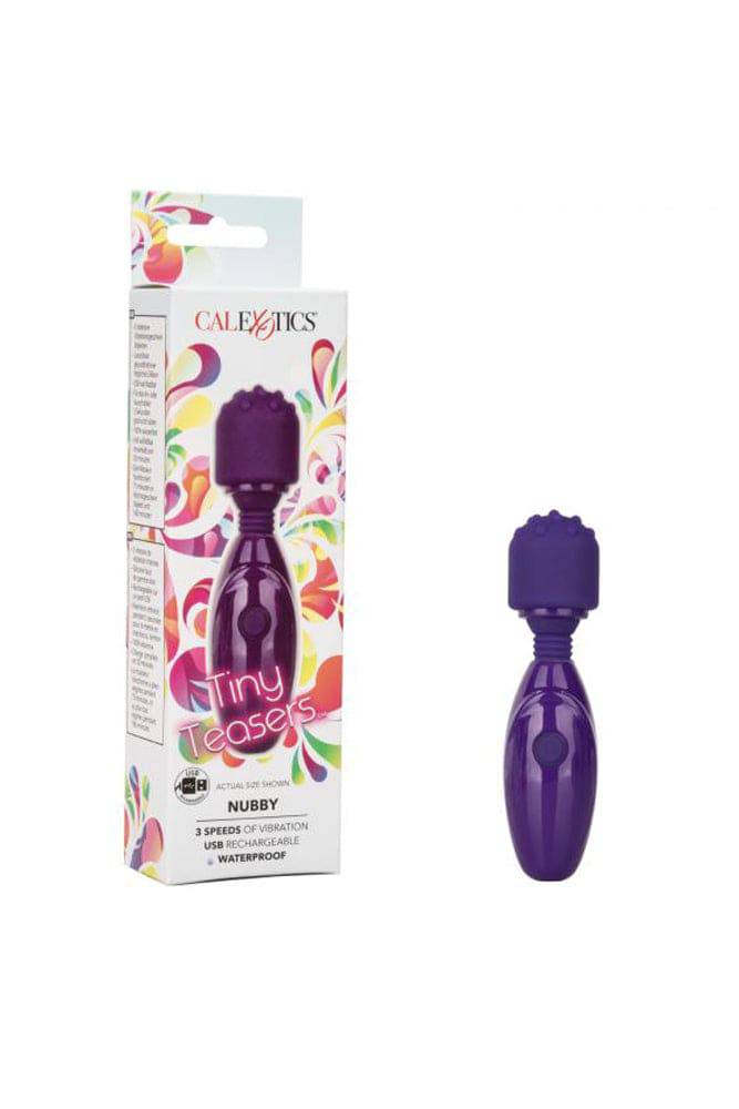 Cal Exotics - Tiny Teasers - Nubby Mini Wand - Purple Sex Toy - Tophatter Daily Deals