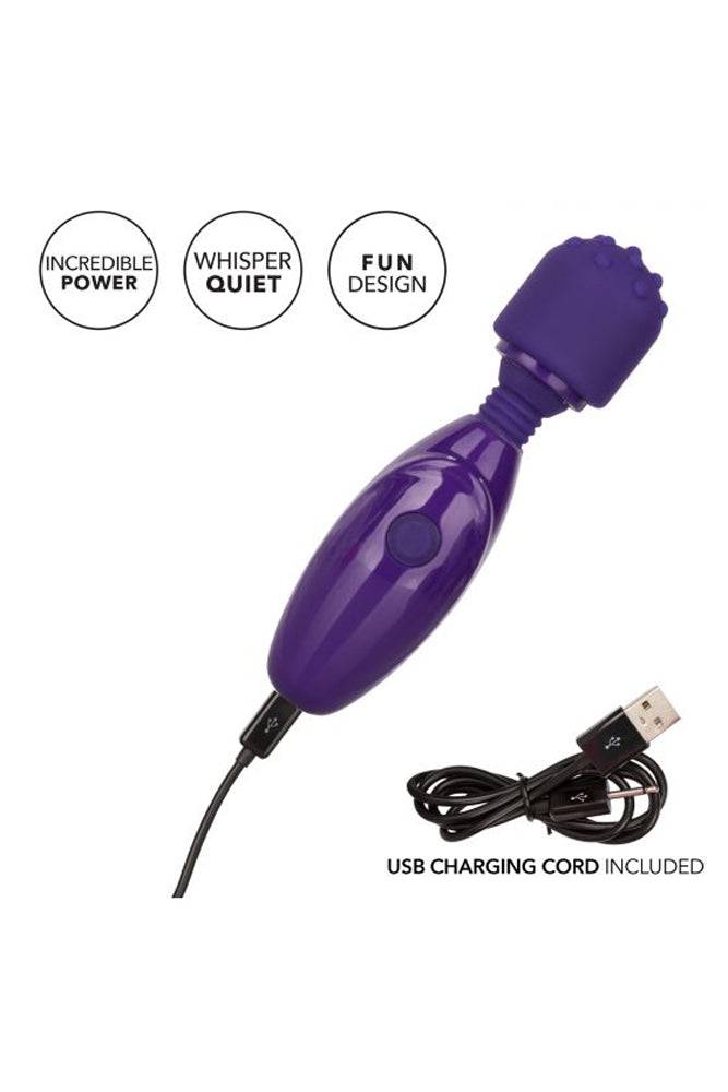 Cal Exotics - Tiny Teasers - Nubby Mini Wand - Purple Sex Toy - Tophatter Daily Deals