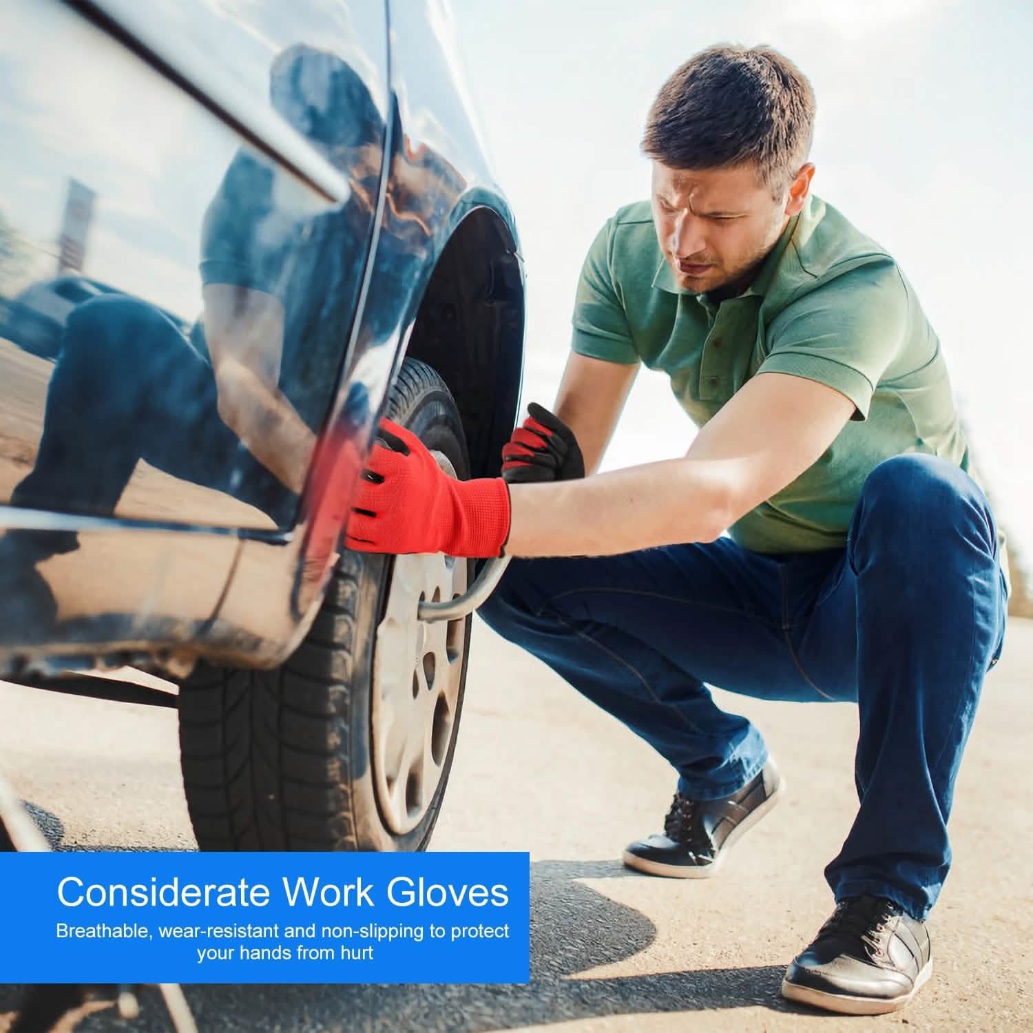 Telescoping Lug Wrench Extendable Tire Wheel Nut with CR-V Sockets Automotive - Tophatter Daily Deals