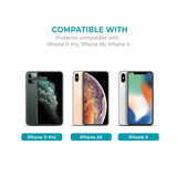 Tempered Glass for iPhone 11 Pro, XS and X iPhone Screen Protector - Tophatter Daily Deals