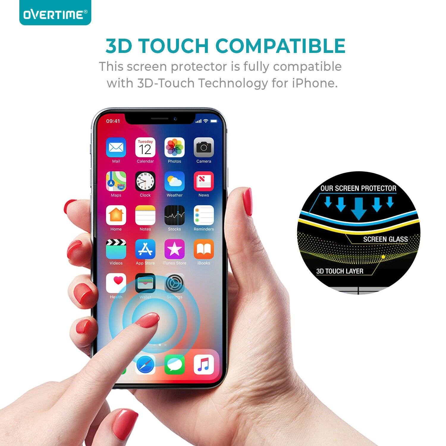 Tempered Glass for iPhone 11 Pro, XS and X iPhone Screen Protector - Tophatter Daily Deals