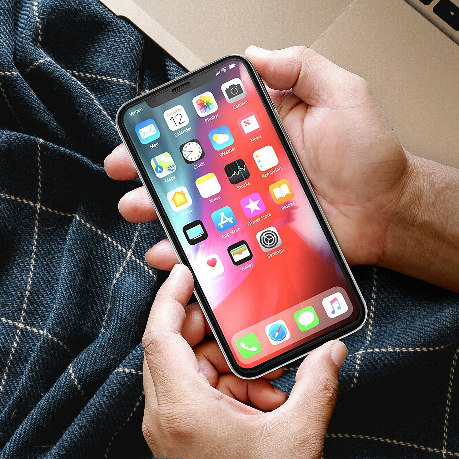 Tempered Glass for iPhone 11 Pro, XS and X iPhone Screen Protector - Tophatter Daily Deals