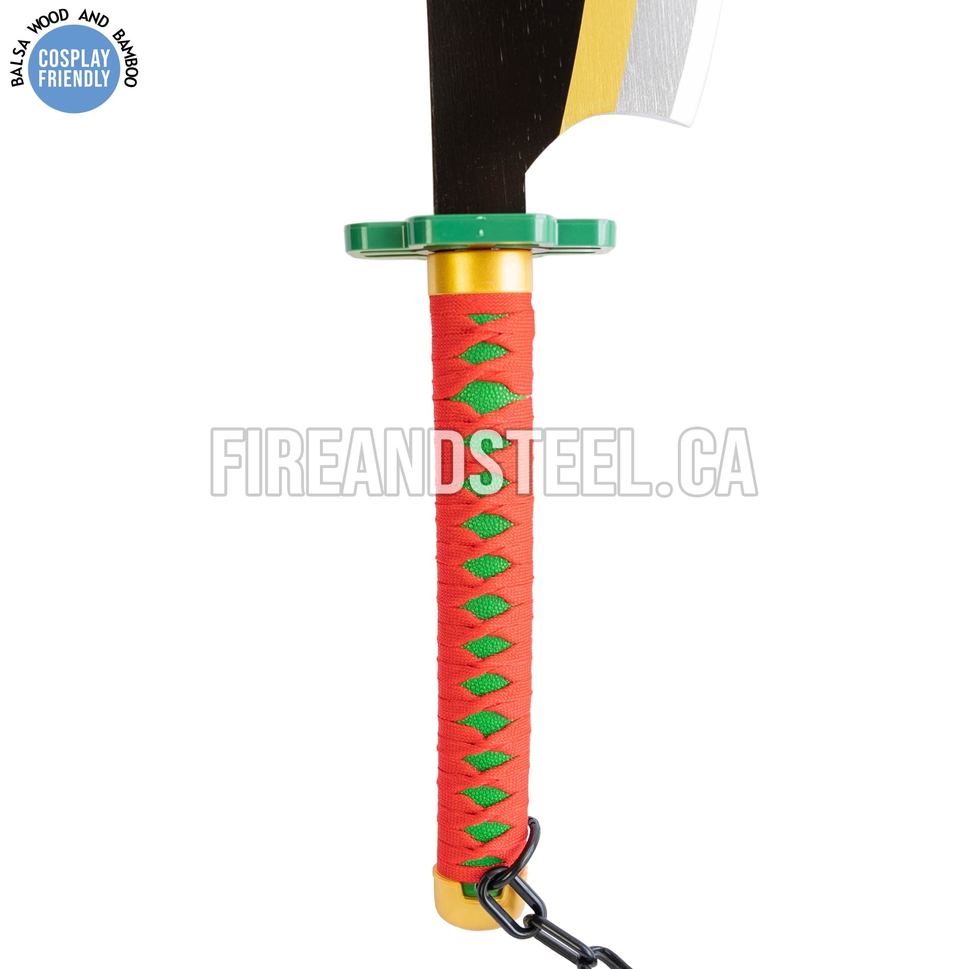 Tengen Uzui's Dual Nichirin Sword Pair (Wood) Anime Sword - Tophatter Daily Deals