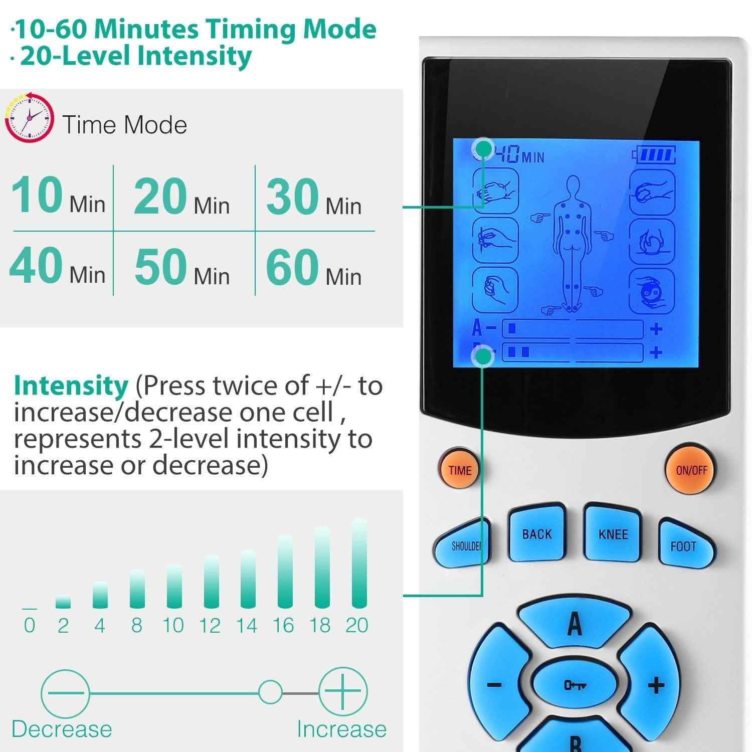 Tens Unit Machine Impulse Massager Health & Wellness - Tophatter Daily Deals