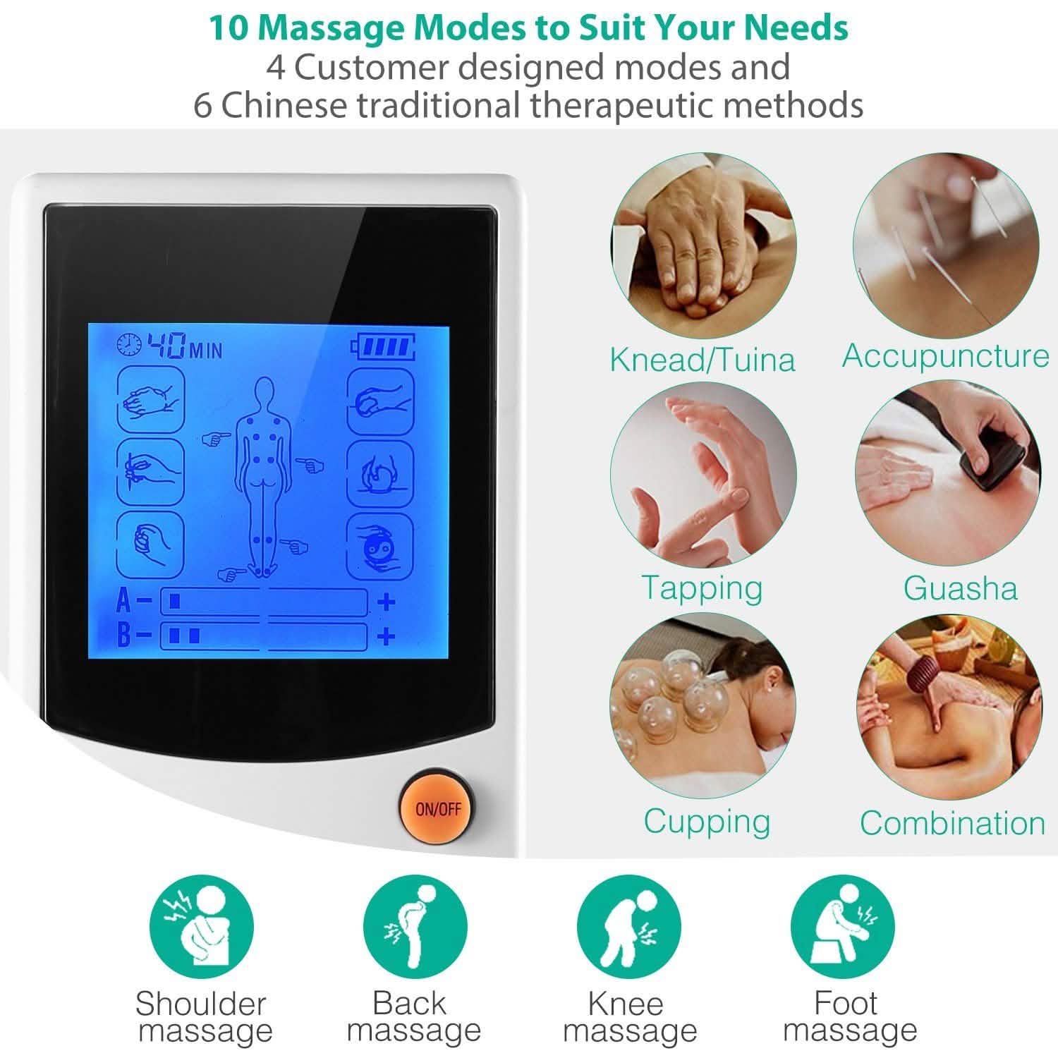 Tens Unit Machine Impulse Massager Health & Wellness - Tophatter Daily Deals