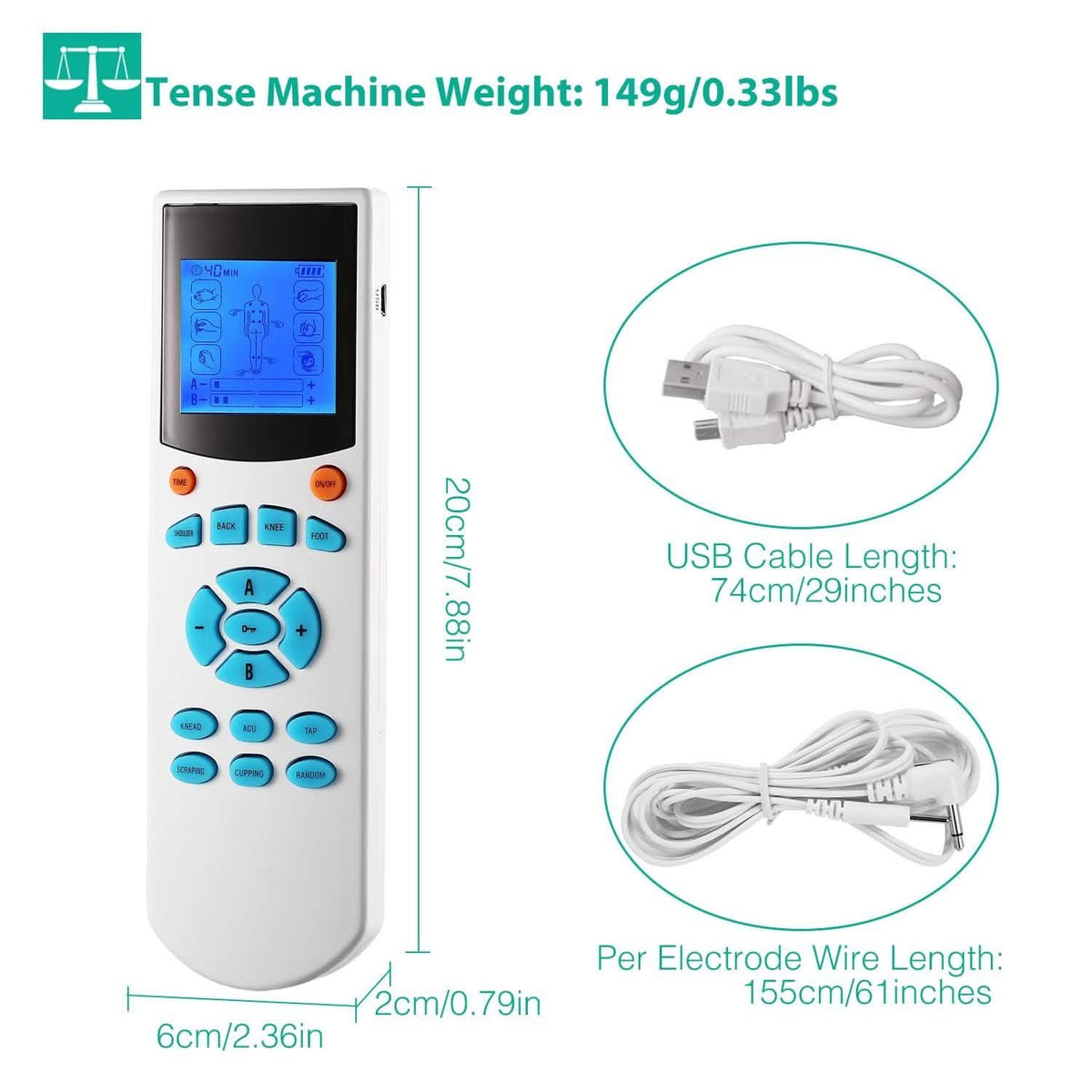 Tens Unit Machine Impulse Massager Health & Wellness - Tophatter Daily Deals