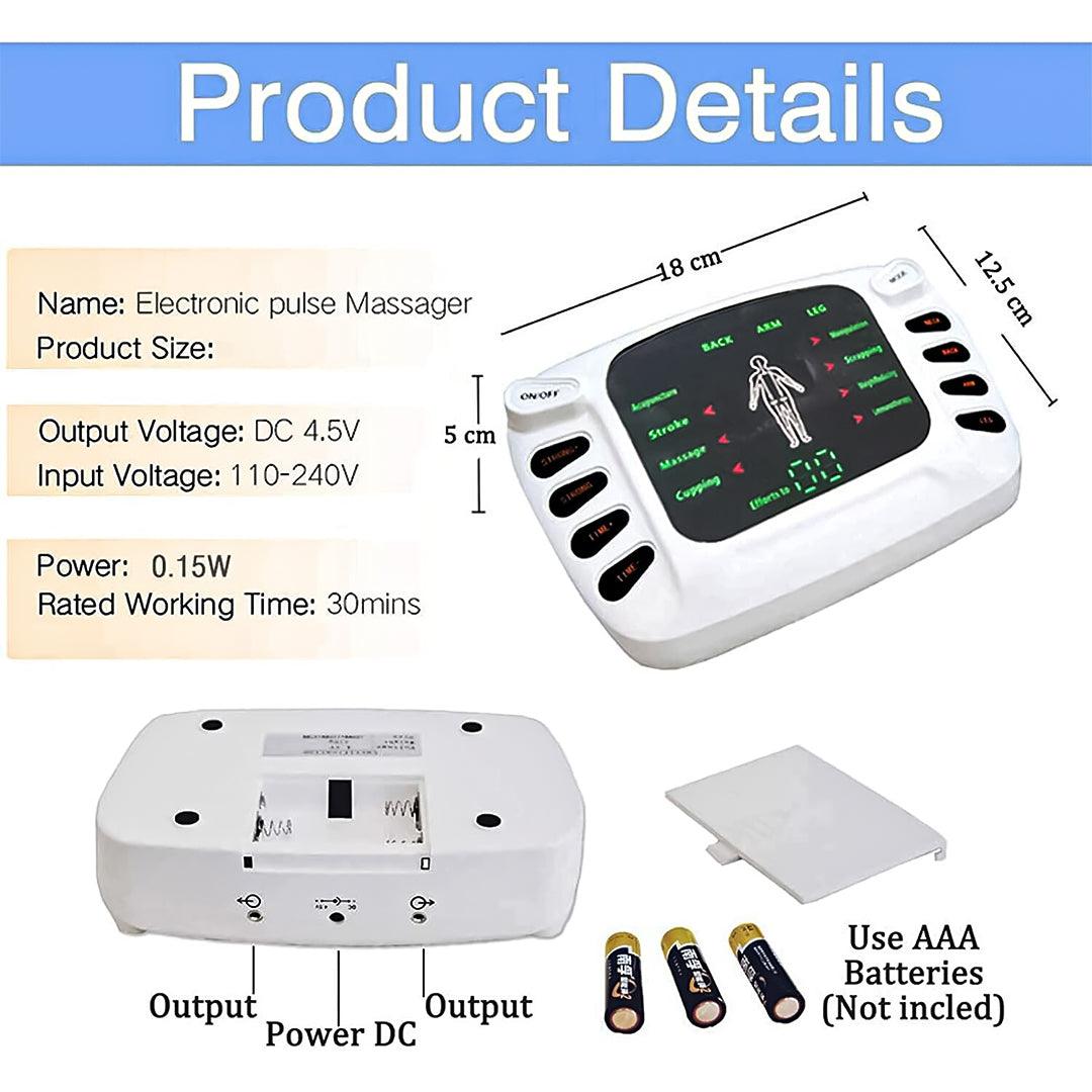 Best Tens Machine UK - Digital Therapy Full Massage Pain Relief Acupuncture Personal Care - Tophatter Daily Deals