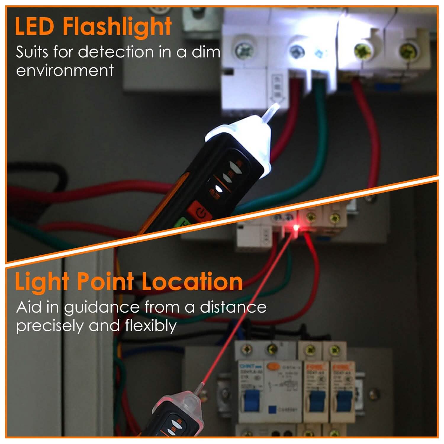 Test Pen Circuit Detector Tester Dual Range 12V/48V-1000V Breakpoint Finder Home Improvement - Tophatter Daily Deals