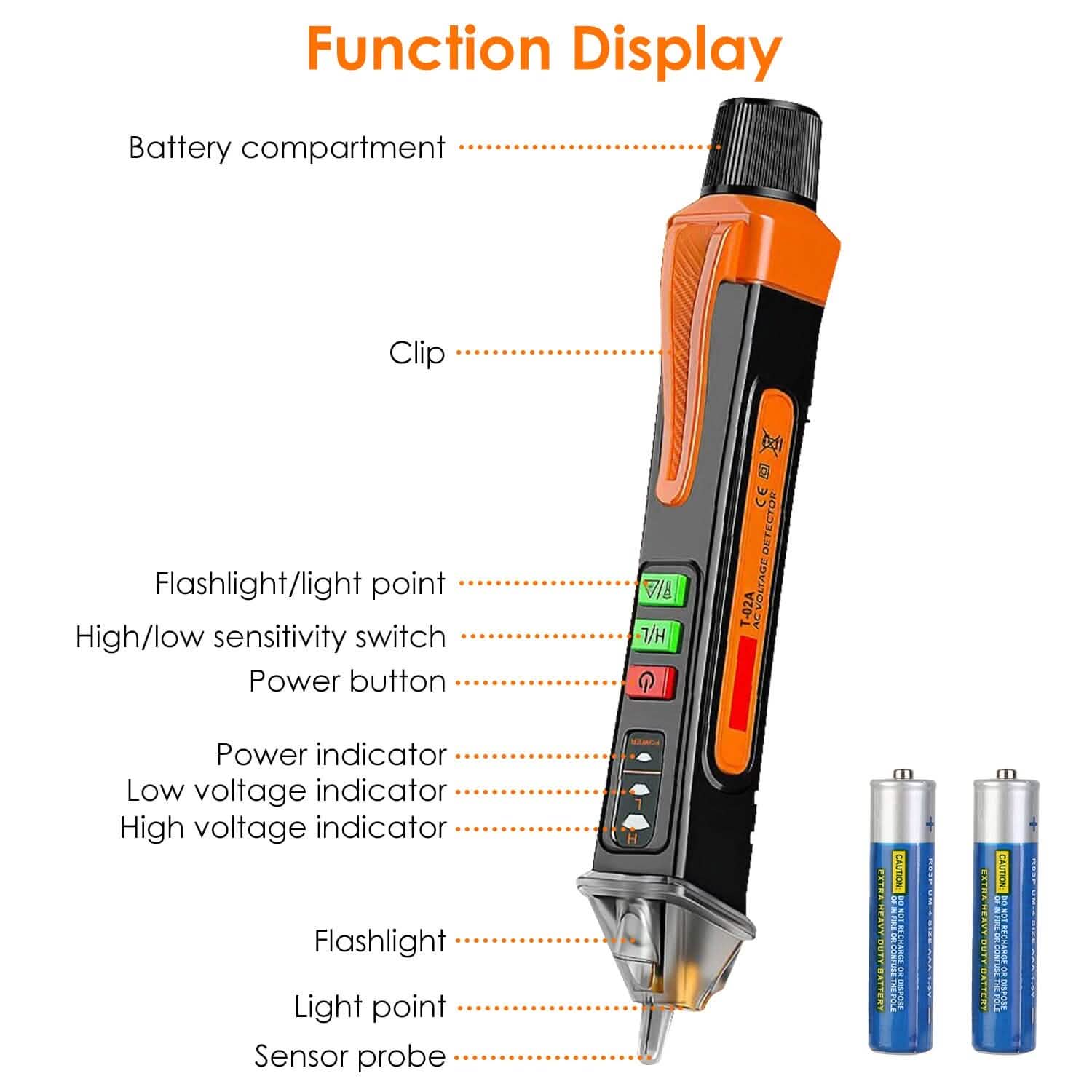 Test Pen Circuit Detector Tester Dual Range 12V/48V-1000V Breakpoint Finder Home Improvement - Tophatter Daily Deals