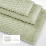 Cotton Diamond Waffle Weave Bath Towel Set - Grayson Collection Bath - Tophatter Daily Deals