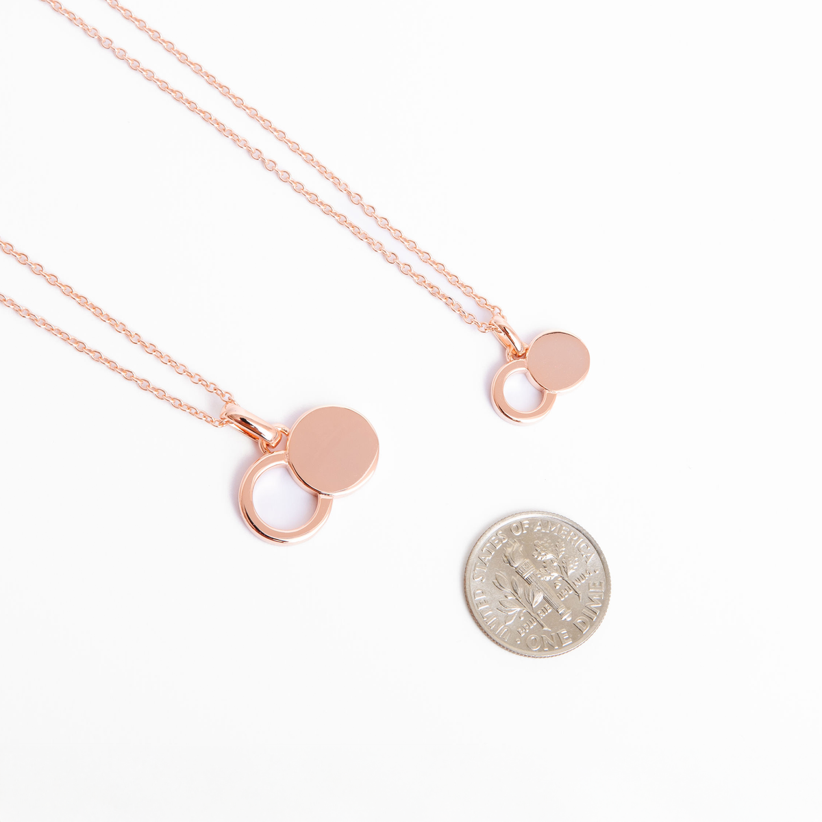 The Empty Tomb Pendant Necklace Rose Gold (Plated) Necklaces - Tophatter Daily Deals