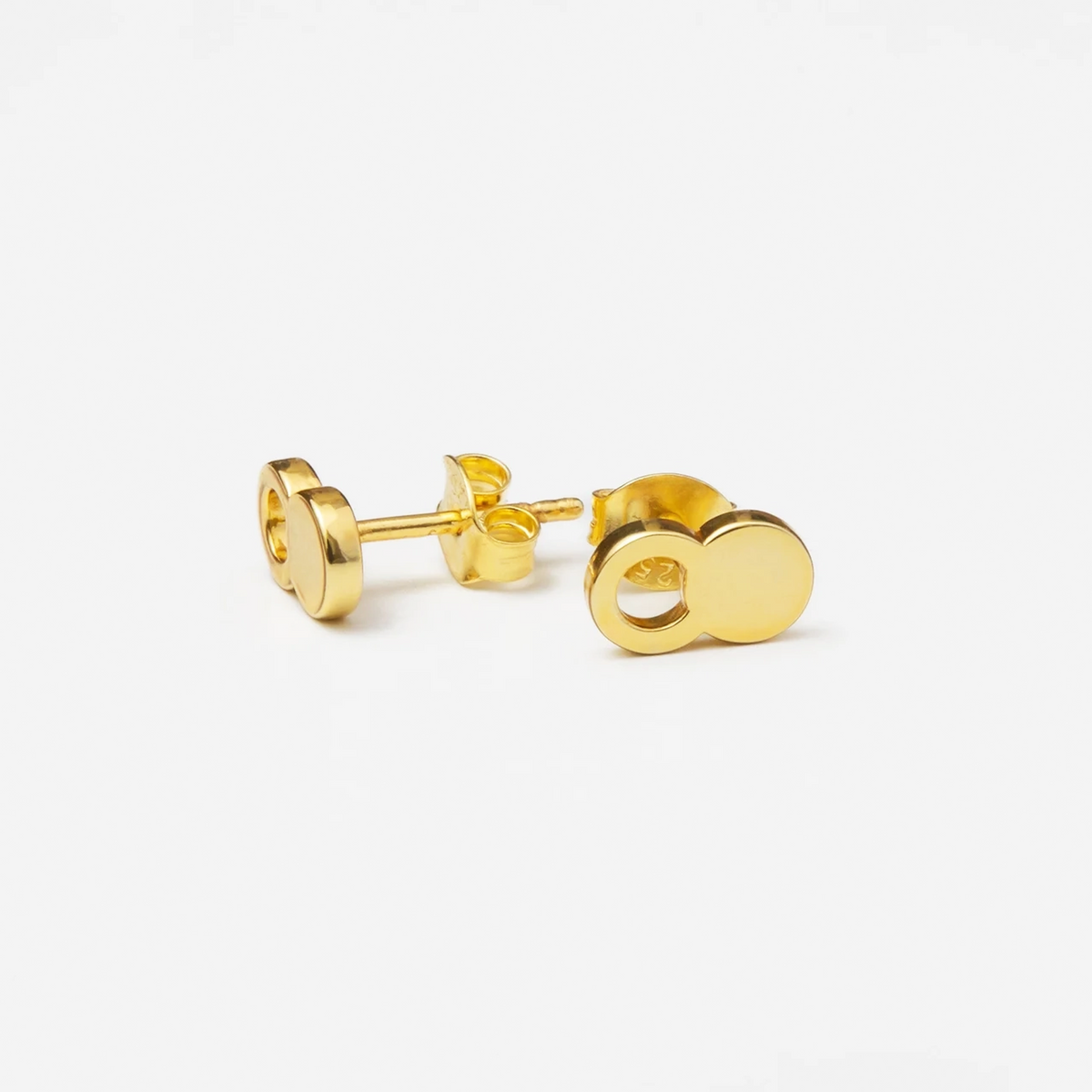 The Empty Tomb Stud Earrings Gold (Plated) Earrings - Tophatter Daily Deals