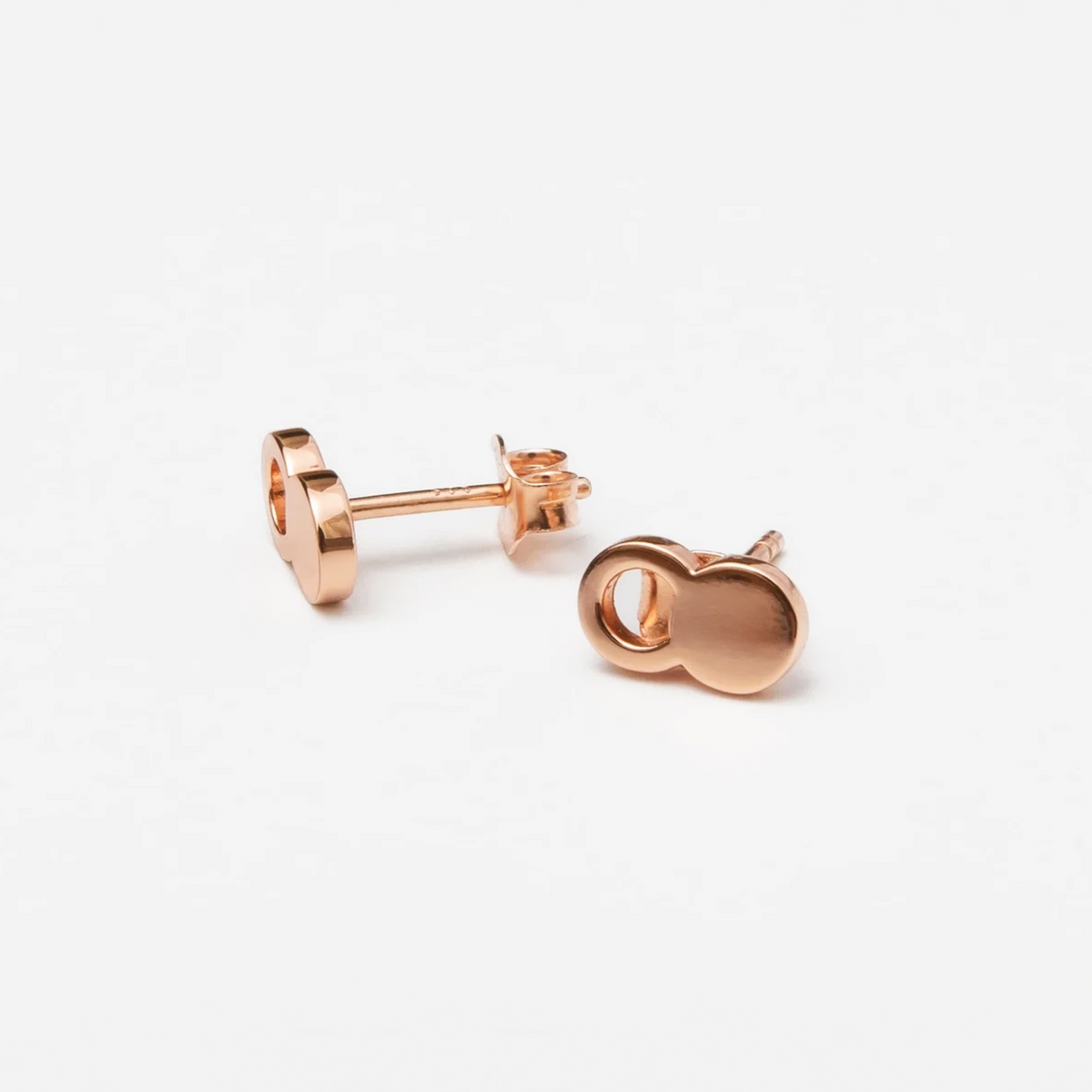 The Empty Tomb Stud Earrings Rose Gold (Plated) Earrings - Tophatter Daily Deals