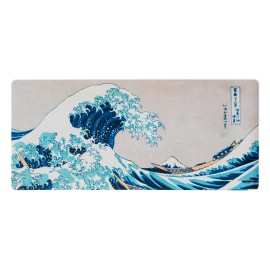 The Great Wave Of Kanagawa Hokusai - Officially Licensed Deluxe XL Mouse Mat Desk Mat - Tophatter Daily Deals