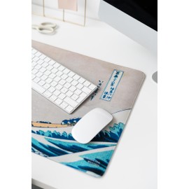 The Great Wave Of Kanagawa Hokusai - Officially Licensed Deluxe XL Mouse Mat Desk Mat - Tophatter Daily Deals