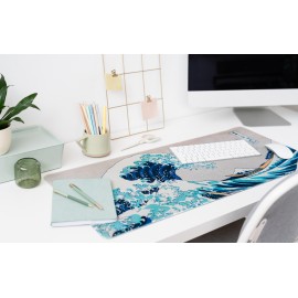 The Great Wave Of Kanagawa Hokusai - Officially Licensed Deluxe XL Mouse Mat Desk Mat - Tophatter Daily Deals