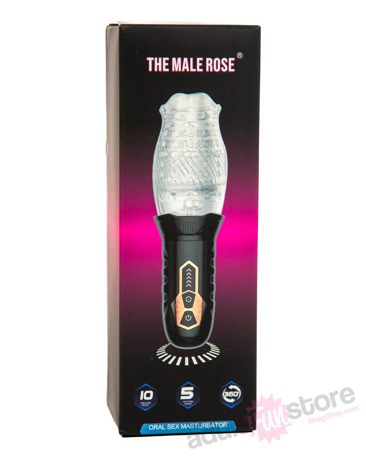 The Male Rose - Original Gawk Gawk 3000 | Vibrating & Rotating Male Stroker Sex Toy - Tophatter Daily Deals