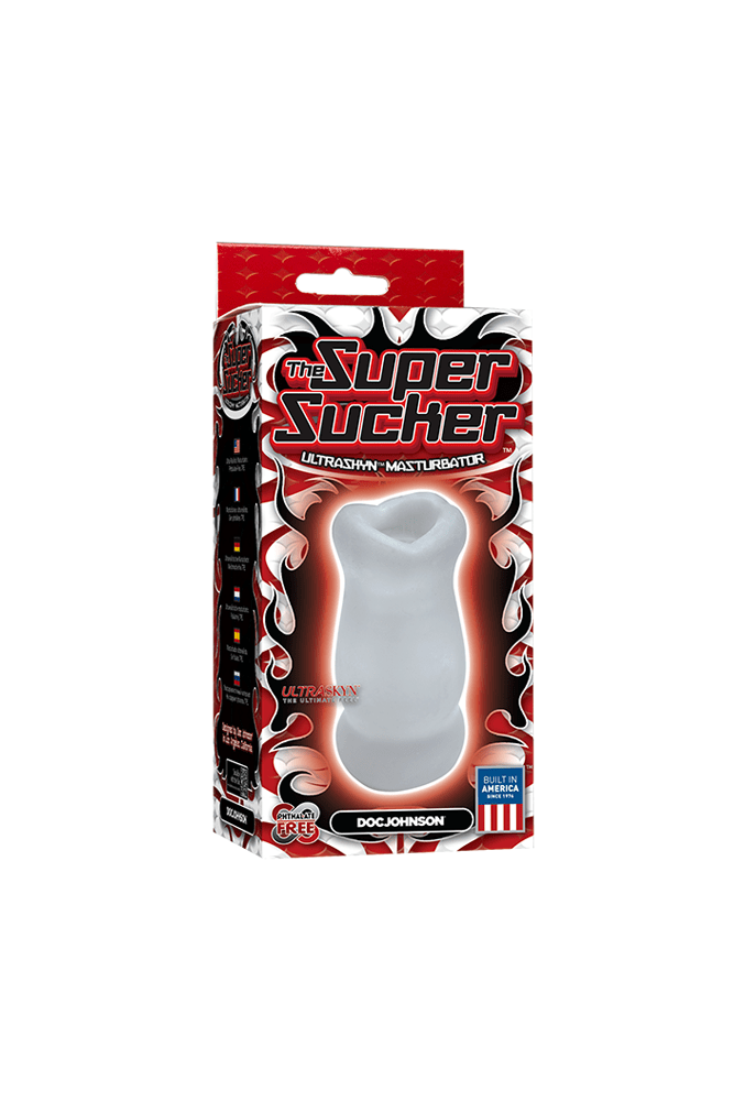 Doc Johnson - The Super Sucker Masturbator - Clear Sex Toy - Tophatter Daily Deals