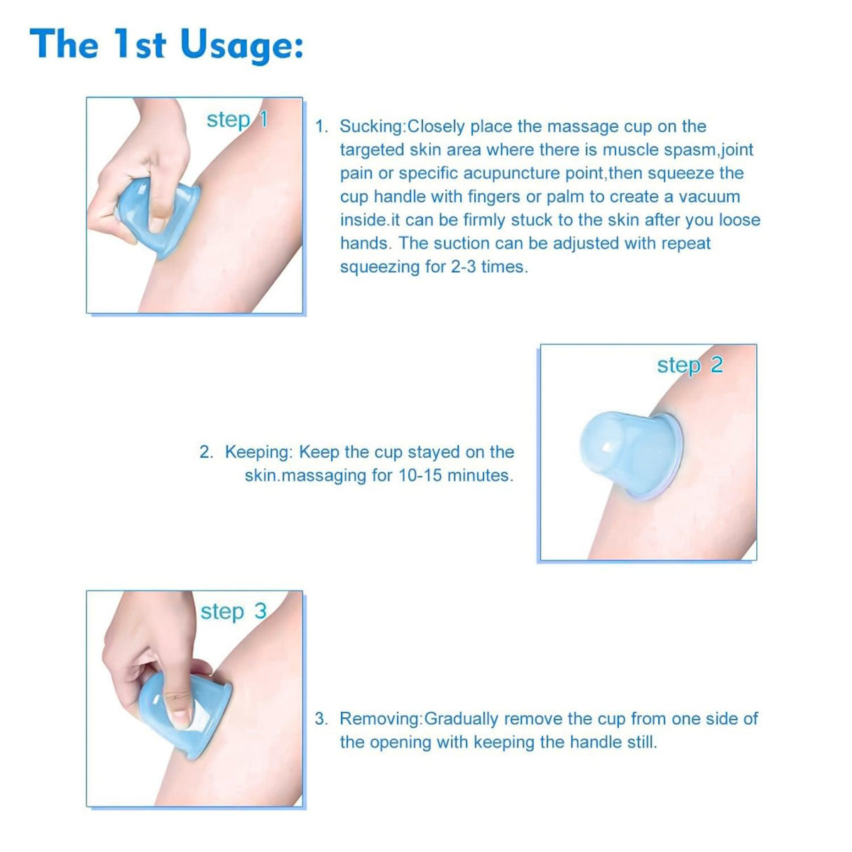 Silicone Cupping Set - Anti Cellulite Cup Massage Roller Vacuum Massage Cup Kit Body Cup Set Health & Beauty - Tophatter Daily Deals