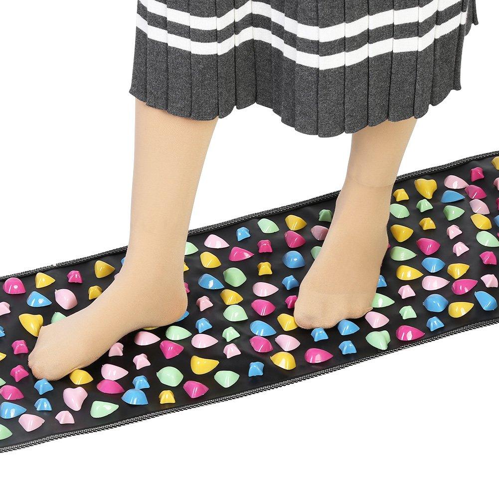 Foot Massage Mat - Reflexology Massager Home Comfortable Massage Cushion Gravel Road Massage Mat Personal Care - Tophatter Daily Deals