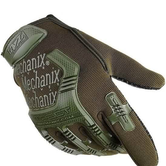 Thick Full Finger Outdoor Gloves Army Green Outdoor Recreation - Tophatter Daily Deals