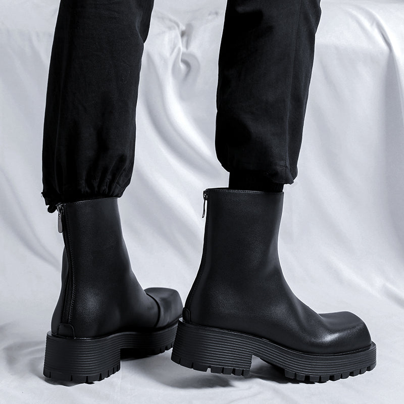 Thick Soled Platform Men's Boots Boots - Tophatter Daily Deals