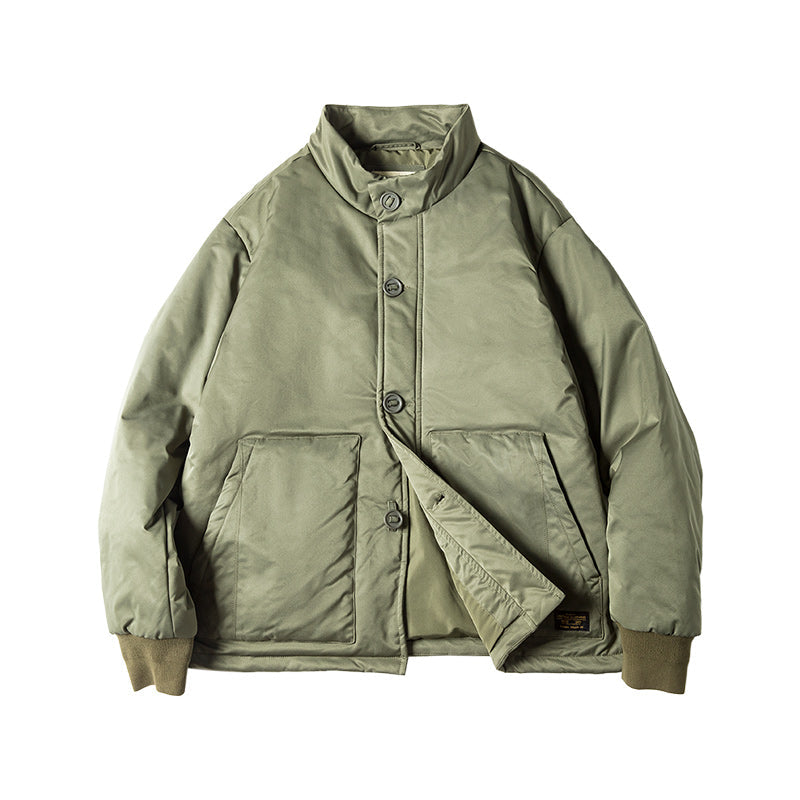 Vintage Thickened Men A1 Bomber Jacket Men Jackets - Tophatter Daily Deals
