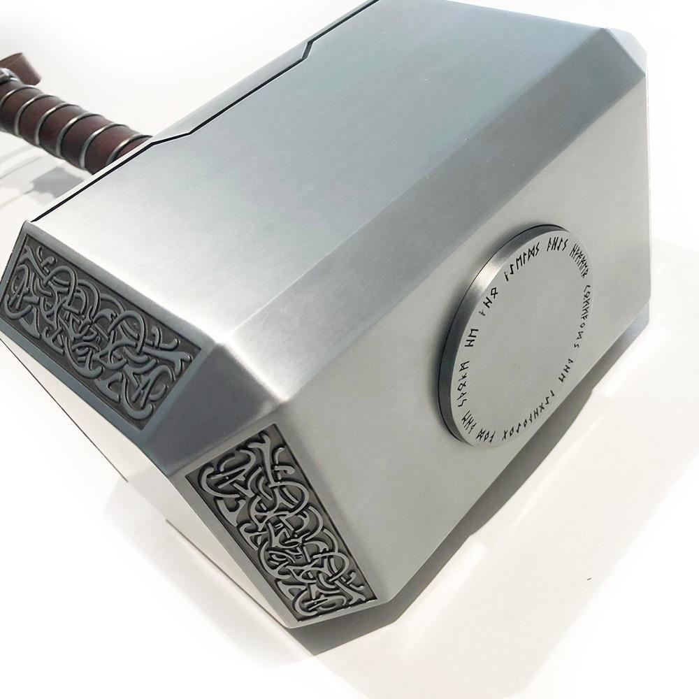 Thor’s Hammer from Norse Mythology, Cosplay Metal Version of Thor Mjölnir, 3.6 Kg, 1:1 Scale Movie Prop Replica of God of Thunder novelty items - Tophatter Daily Deals