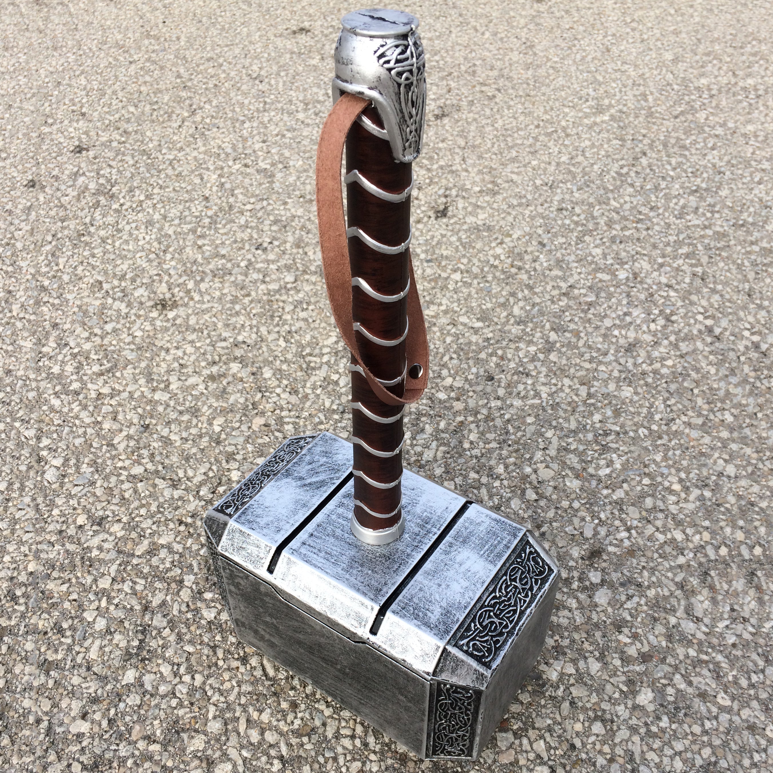 Thor's Worthy "Mjolnir" Hammer (High Density Foam) Movie Sword - Tophatter Daily Deals