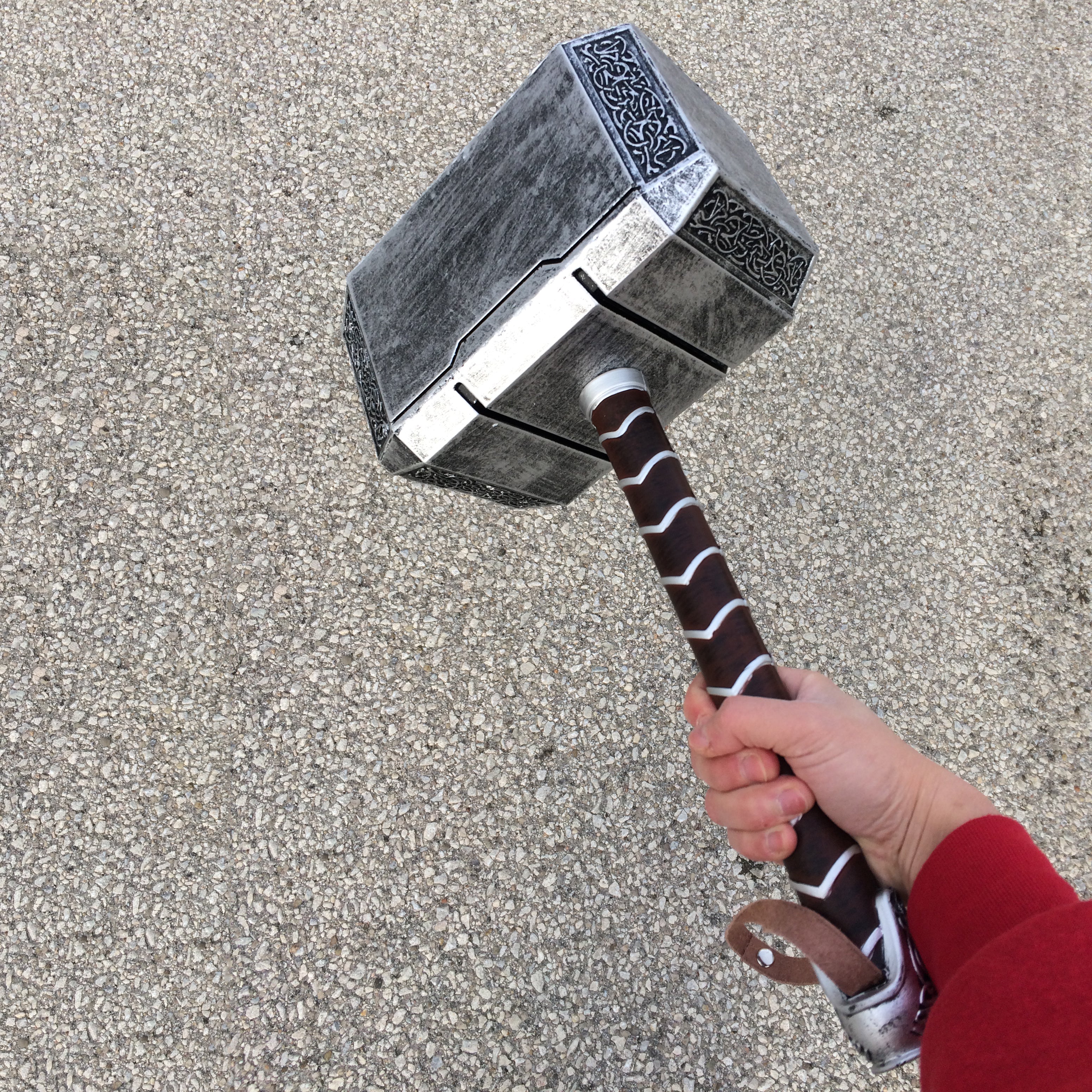 Thor's Worthy "Mjolnir" Hammer (High Density Foam) Movie Sword - Tophatter Daily Deals