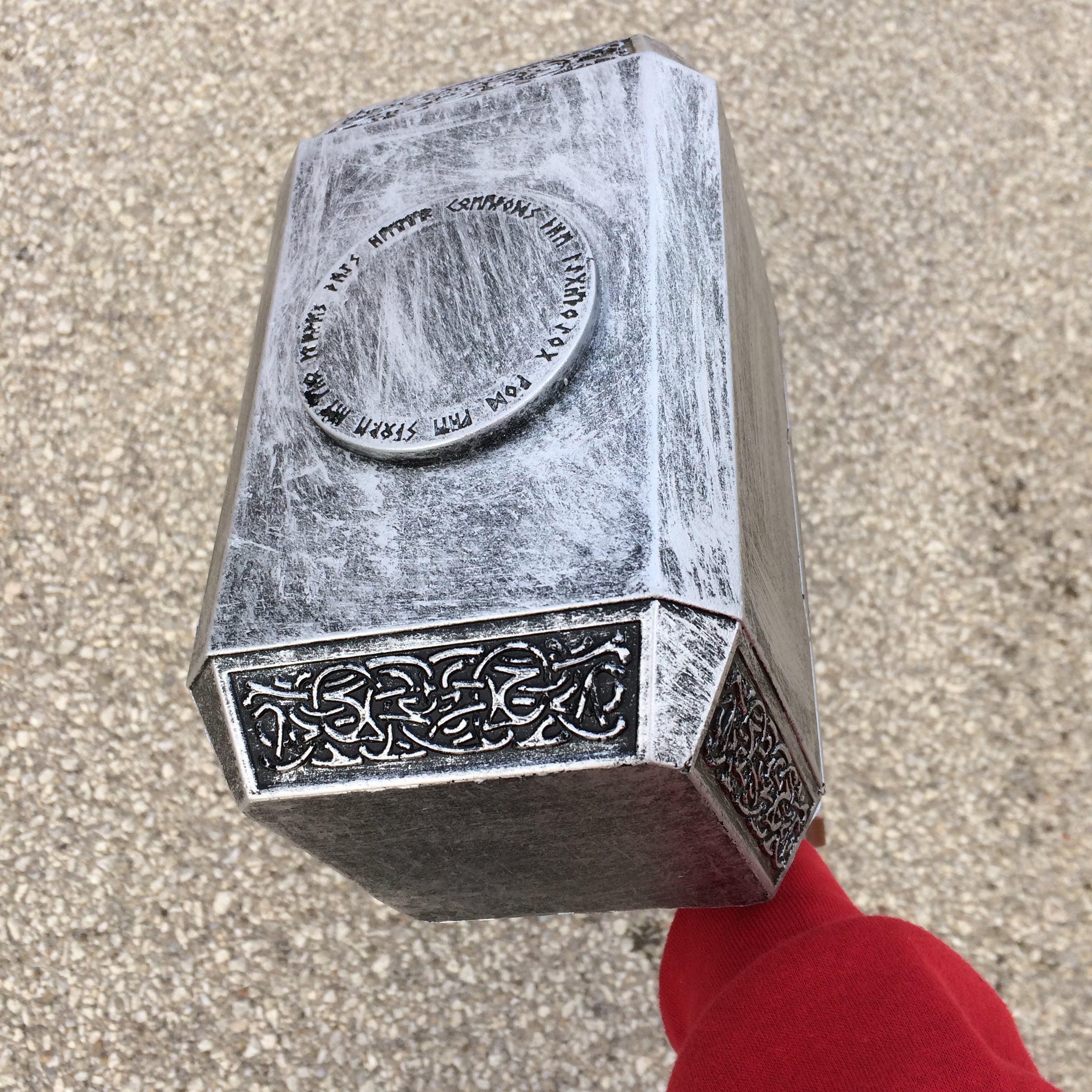 Thor's Worthy "Mjolnir" Hammer (High Density Foam) Movie Sword - Tophatter Daily Deals