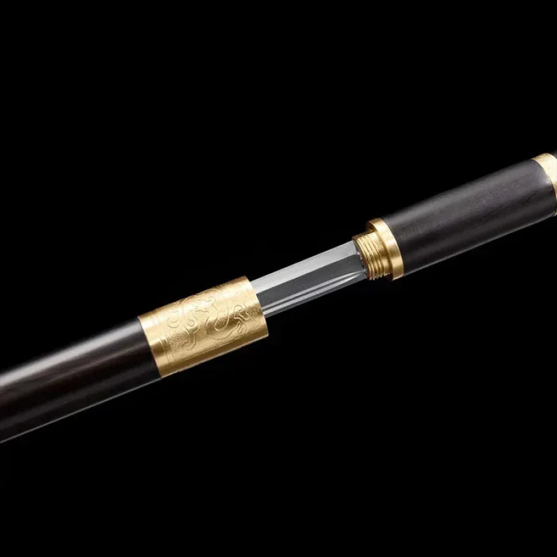 Three Dragons Playing with Pearls Cane Sword(US ONLY)51 Pocket Knives - Tophatter Daily Deals