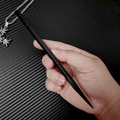 Black Storm Stainless Steel Throwing Spikes Knives Set 3 with Nylon Sheath EDC Gadgets - Tophatter Daily Deals