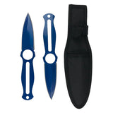 Fire and Steel - Intermediate Throwing Knife Set (Battle Ready) Navy Fire and Steel Exclusive - Tophatter Daily Deals