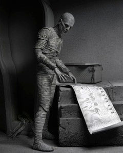 Universal Monsters – Ultimate The Mummy (Black & White) Action Figure Action Figure - Tophatter Daily Deals