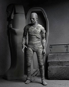 Universal Monsters – Ultimate The Mummy (Black & White) Action Figure Action Figure - Tophatter Daily Deals